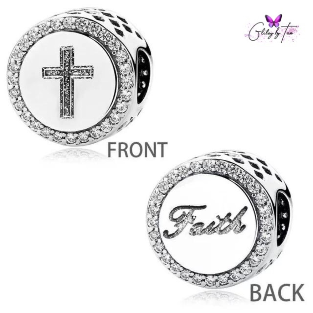 Silver Faith Charm